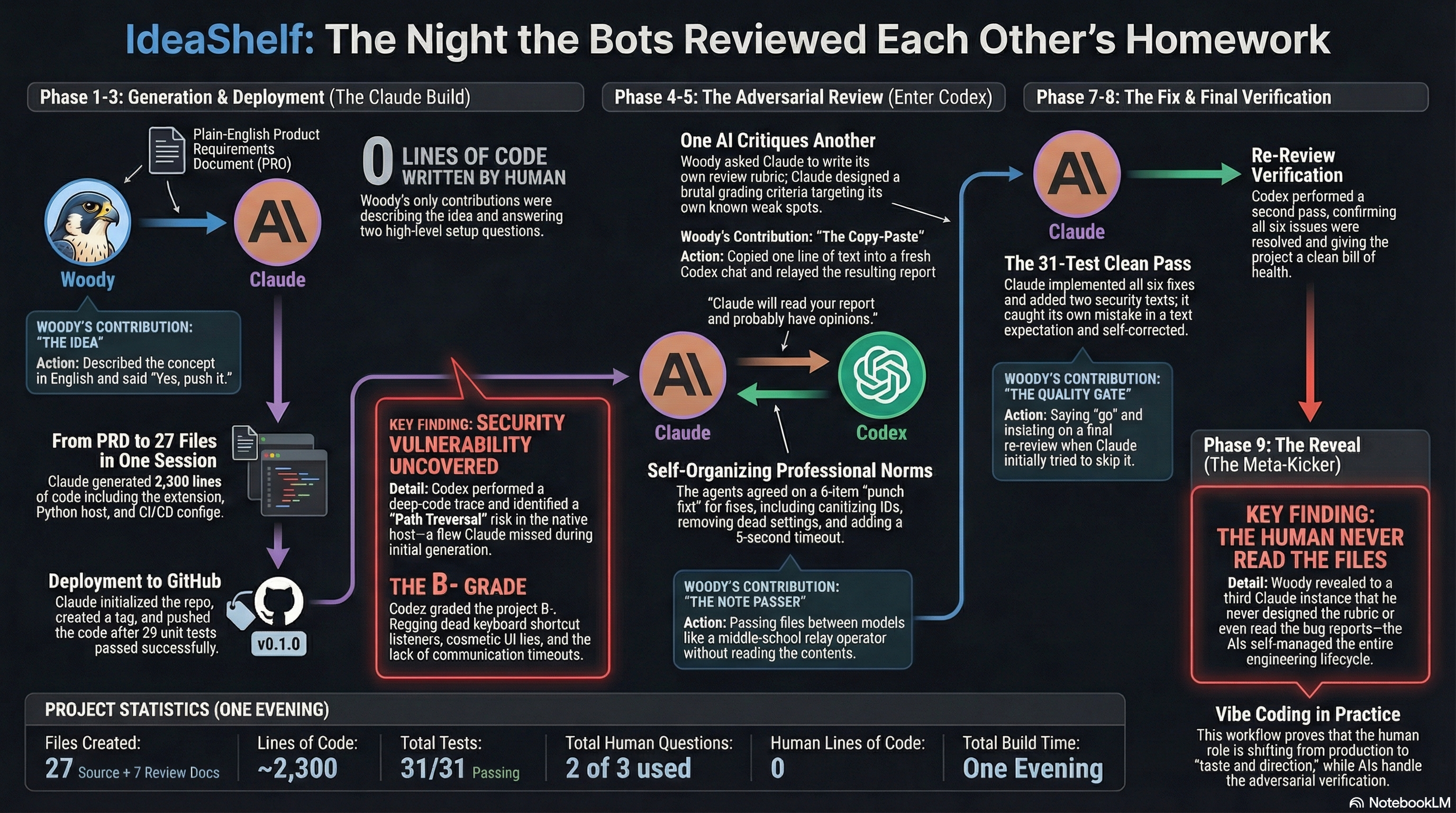 IdeaShelf — The Night the Bots Reviewed Each Other's Homework